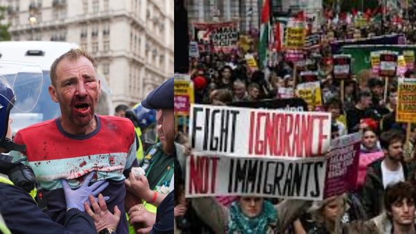 லண்டனில் வெளிநாட்டினர் குடியேற்றத்திற்கு எதிராக போராட்டம்.. இந்தியர்கள் பற்றி டாமி ராபின்சன் நிலைப்பாடு என்ன?