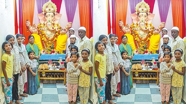 மசூதிக்குள் விநாயகர் சிலை.. அசைவம் சாப்பிடாத இஸ்லாமியர்கள்.. ஆச்சரியமான கிராமம்