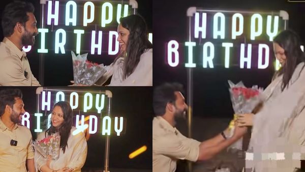 பல ஜென்மம் தாண்டி வந்த உறவே! ஜாய் கிறிஸ்டில்லாவிற்கு முட்டி போட்டு பூங்கொத்து கொடுத்த மாதம்பட்டி ரங்கராஜன்