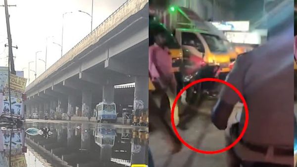 சென்னை மேடவாக்கம் மேம்பாலம்.. தள்ளுவண்டி கடைகளில் மாமூல்.. வீடியோவில் சிக்கிய போலீசுக்கு வில்லங்கம்