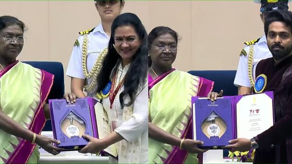 National Award: விருதை கையில் வாங்கியதும் ஊர்வசி சொன்ன விஷயம்! எமோஷனலான ஜிவி பிரகாஷ்! குவியும் பாராட்டு