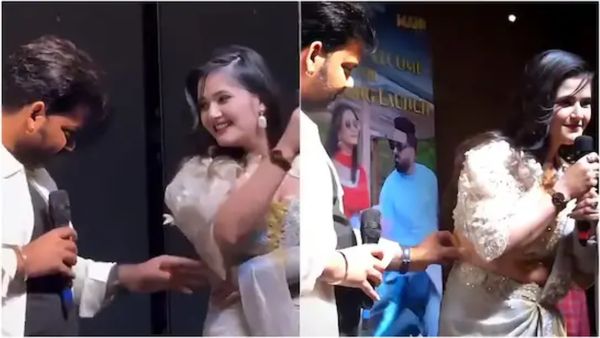 அத்தனை பேர் பார்க்கும் போது.. நடிகையின் இடுப்பை தடவிய நடிகர்! கோபத்தில் நடிகை எடுத்த முடிவு!