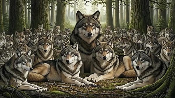 Optical Illusion: 99% பேர் ஃபெயில்.. ஓநாய்களுக்கு நடுவே மறைந்து இருக்கும் ”ஸ்பைடர்..” எங்கே இருக்கு? கண்டுபிடிங்க!