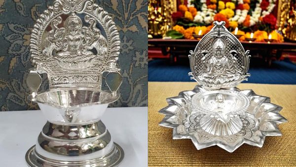 வெள்ளியில் விளக்கு.. பூஜை அறையில் வெள்ளி விளக்கை ஏற்றலாமா? இந்த ஒரு பொருளை சேர்த்து பாருங்க.. செம்ம