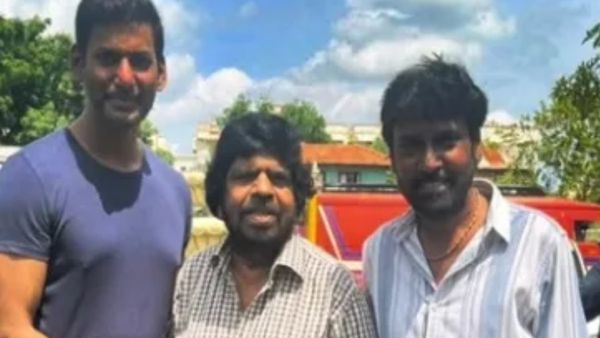 டிரெண்ட் செட்டர் டி.ஆர் வாழ்த்து... உத்வேகமான விஷால்! - மகுடம் படப்பிடிப்புத் தளத்தில் நடந்த அதிசயம்