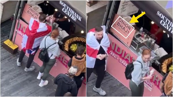 வெங்காய பஜ்ஜியை சுவைத்துக்கொண்டே.. இந்தியர்களுக்கு எதிராக முழக்கம்! லண்டனில் வலதுசாரிகள் அட்டூழியம்