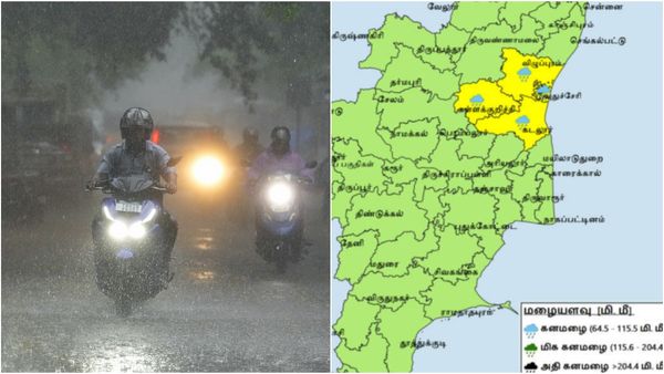 செங்கல்பட்டு டூ விழுப்புரம் வரை.. 6 மாவட்டங்களில் விடாமல் பெய்யப்போகும் கனமழை! வானிலை மையம் வார்னிங்