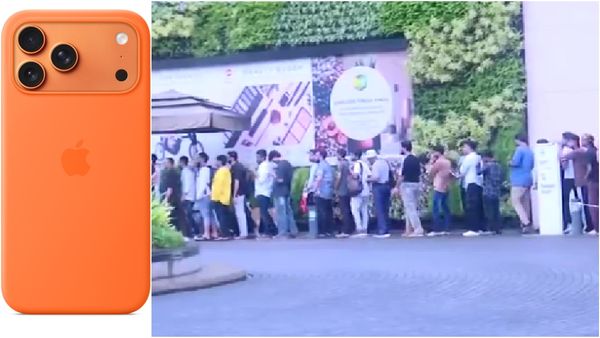 ஐபோன் 17 வாங்க.. அதிகாலை முதல் வரிசையில் காத்திருக்கும் மக்கள்! மும்பை, டெல்லியில் கூட்ட நெரிசல்