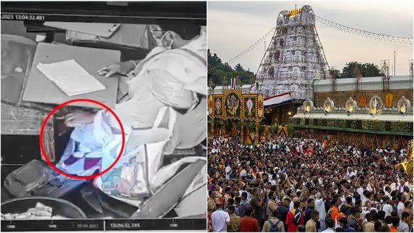 திருப்பதி ஏழுமலையான் கோயிலில் ரூ.100 கோடி கொள்ளை! உண்டியல் பணத்தை எண்ணும்போது திருட்டு? பகீர் வீடியோ