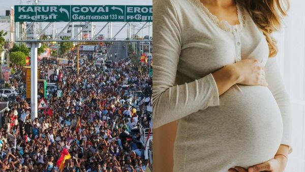 என் புருசனை பார்க்கணும் விடுங்க.. கதறி அழுத நிறைமாத கர்ப்பிணி.. கரூர் நெரிசலில் துயரம்