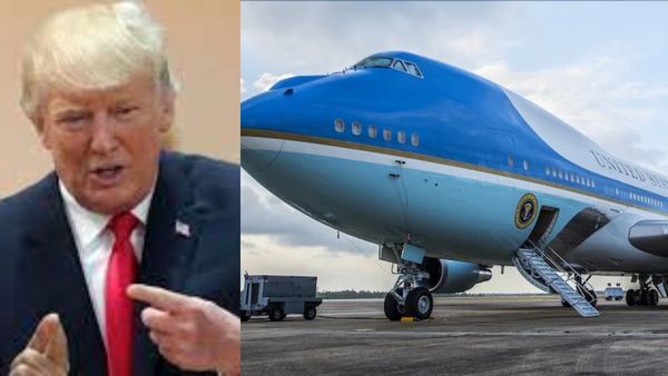 டிரம்ப்பின் ஏர்போர்ஸ் விமானத்தை நெருங்கி வந்த பயணிகள் விமானம்! நடுவானில் நடந்த திக் திக் சம்பவம்