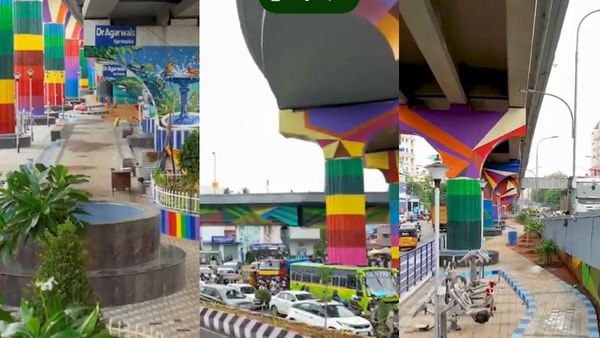 வேளச்சேரி மேம்பாலத்திற்கு அடியில் அற்புதமான மாற்றம்.. பொதுமக்கள் வரவேற்பு