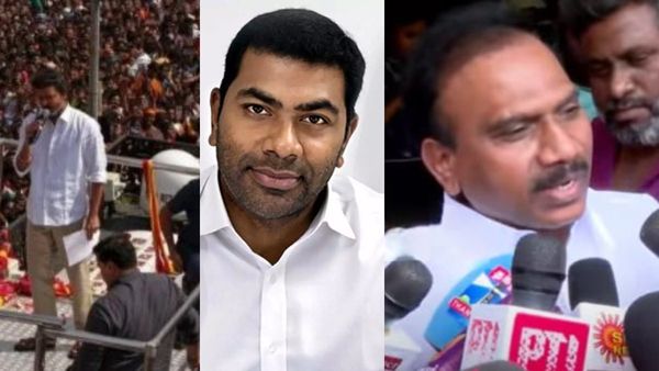 விஜய் களத்தில் நிற்காமல், அவசர அவசரமாக சென்னைக்கு போனது ஏன்.. திமுக எம்பி ஆ ராசா கேள்வி