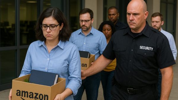 கழுத்தை பிடித்து வெளியே தள்ளுவோம்.. அமேசான் 14,000 ஊழியர்கள் பணி நீக்கத்தில் என்ன நடந்தது? ஷாக்