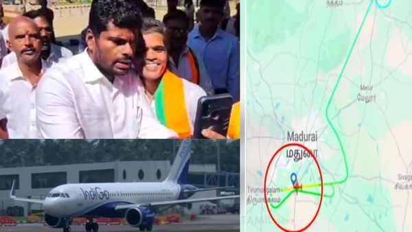 அண்ணாமலை பயணித்த Indigo விமானத்தில் பிரச்சனை.. மதுரையில் தரையிறங்கும்போது திக்திக்.. பயணிகள் அலறல்