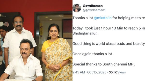 பள்ளிக்கரணை டூ சோழிங்கநல்லூர்.. 5 கிமீக்கு 1 மணி நேரம்.. CM சார், தமிழச்சி தங்கபாண்டியனுக்கு நன்றி