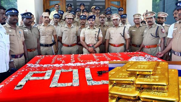 தங்கம் பிஸ்கட்.. ரூ.11 கோடிக்கு 10 கிலோ தங்கம்! உருக்கப்பட்ட தங்கத்தால் மலைத்த திருச்சி.. நகை எங்கே