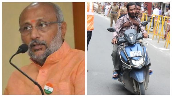 துணை குடியரசுத் தலைவர் பயணிக்கும் சாலையில் போதை ஆசாமிகள் செய்த அலப்பறை.. காவல் துறை வெளியிட்ட வீடியோ