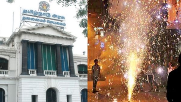 தீபாவளி பண்டிகைக்கு பட்டாசு வெடிக்க நேர கட்டுப்பாடு விதித்தது யார்? தமிழக அரசு விளக்கம்!