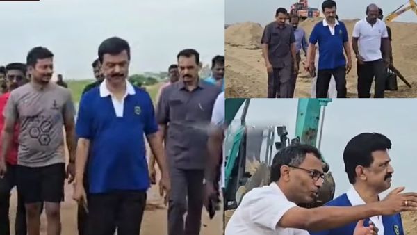 காலையிலேயே ஆய்வில் ஈடுபட்ட முதல்வர் ஸ்டாலின்.. துணை முதல்வர் உதயநிதி.. அடையாறில் பணிகள் துரிதம்