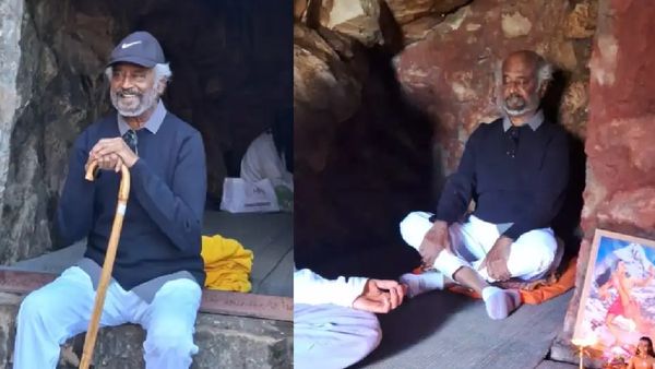 இமயமலை பாபாஜி குகையில் ரஜினிகாந்த்.. கையில் தடி, காலில் அதை கவனிச்சீங்களா? லேட்டஸ்ட் போட்டோஸ்