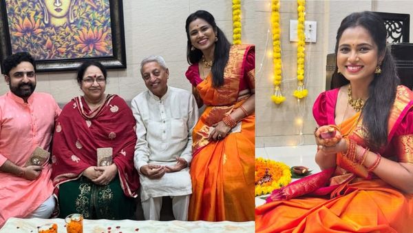 தீபாவளியில் கணவர் குடும்பத்தோடு கொண்டாட்டம்! மகிழ்ச்சியோடு போஸ்ட் போட்ட ரம்யா பாண்டியன்! குவியும் வாழ்த்து
