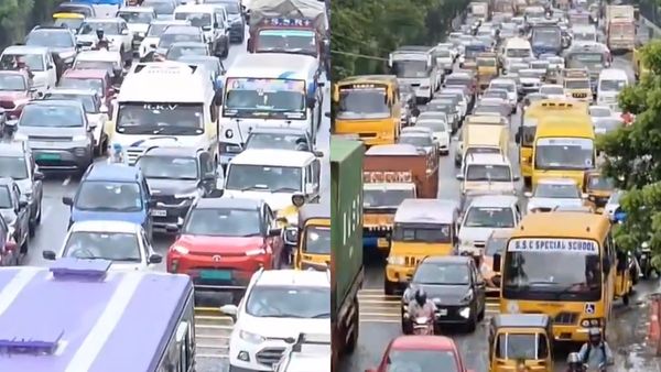 பெருங்களத்தூர் டூ வண்டலூர் இடையே கடும் நெரிசல்.. இரணியம்மன் கோவில் பிரச்சனை.. அரசு தலையிட கோரிக்கை