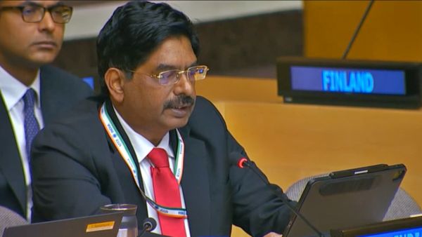 ஐநாவில் பெண்கள், அமைதி மற்றும் பாதுகாப்பு குறித்த அமர்வில் இந்தியா சார்பில் உரையாற்றிய வில்சன் எம்பி