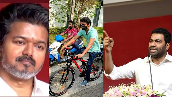 கருப்பு - சிவப்பு சைக்கிளில் வந்து ஆதரவு தந்தாரே.. விஜய் மீது நன்றியுணர்வு இல்லையா? திமுகவை சீண்டிய ஆதவ் அர்ஜூனா