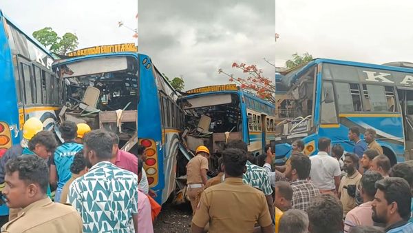 தென்காசியில் துடிதுடித்து பறிபோன 7 உயிர்கள்.. அதி வேகமாக பேருந்துகள் சென்றதால் விபத்தா? என்ன நடந்தது?