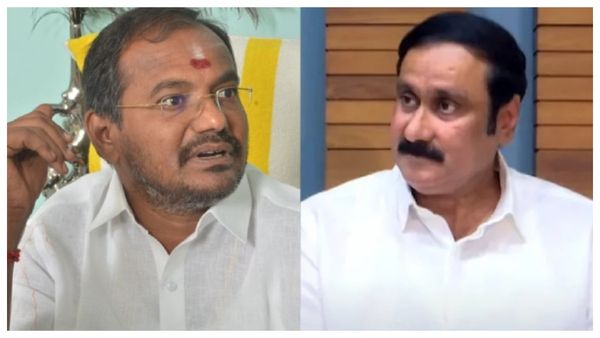 ‘புடிச்சு ஜெயில்ல போடுங்க சார்’ மாறி மாறி சட்டையை பிடிக்கும் பாமக அருள், அன்புமணி ஆதரவாளர்கள்