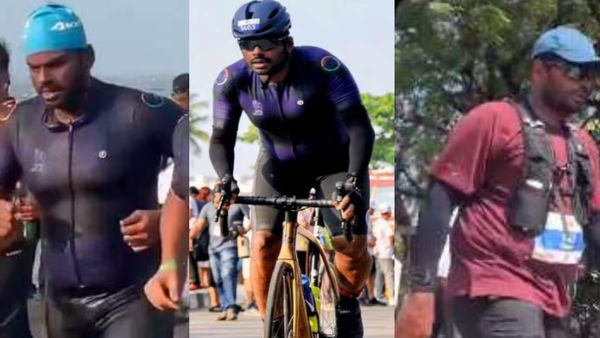 அண்ணாமலை எங்கே இங்க ஆளை காணோம்..? ஸ்விம்மிங், சைக்கிளிங், ரன்னிங் என கோவாவில் கலக்குறாரே!