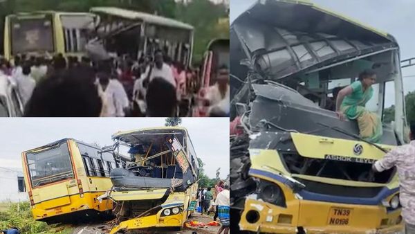 தென்காசி சோகம் மறையும் முன்னே அடுத்த சம்பவம்.. சிவகங்கையை உலுக்கிய பஸ் விபத்து.. நடந்தது எப்படி?