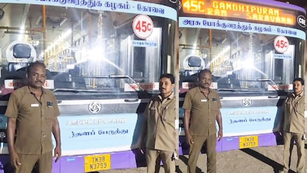 உடலெல்லாம் வியர்வை.. அரசுபஸ்சில் துடிதுடித்த பயணி.. யோசிக்காமல் டிரைவர் - கண்டக்டர் செய்த செயல்.. குவியும் பாராட்டு