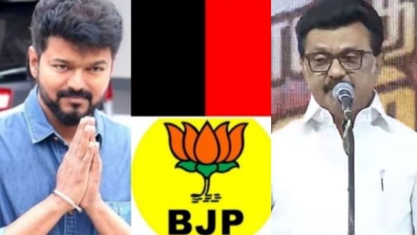 மைக்கை பிடித்து ஆதவ் அர்ஜூனா பேச பேச உற்று பார்த்த விஜய்.. இதுக்குதான் அந்த பொதுக்குழு? அப்ப பாஜக?