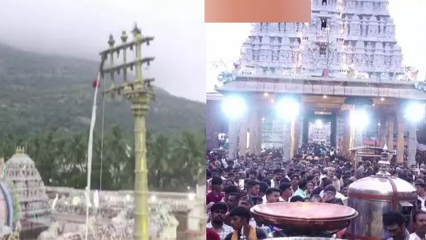 தங்கத்தில் முலாம் பூசப்பட்ட கொடி மரம்.. திருவண்ணாமலையில் இன்று கார்த்திகை தீபத்திருவிழா கொடியேற்றம்