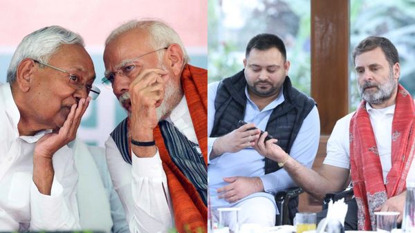 பீகாரில் அடித்து தூக்கும் மோடி-நிதிஷ்.. ஆர்ஜேடி-காங். நிலை பரிதாபம்! Dainik Bhaskar எக்ஸிட் போல்