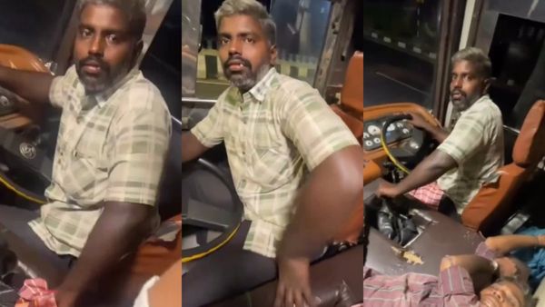 Bangalore: வண்டியை மோதவிட்டு கொன்னுடுவேன்.. போதையில் பயணிகளை மிரட்டிய பெங்களூர் ஆம்னி பஸ் டிரைவர்.. வீடியோ