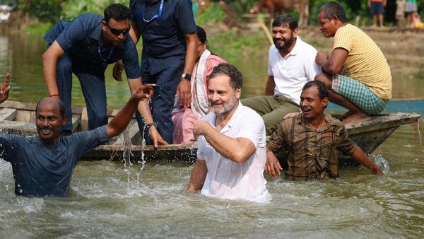 திடீரென குளத்தில் குதித்த ராகுல் காந்தி.. பீகார் பிரசாரத்திற்கு இடையே நீந்தி, மீன் பிடித்து உற்சாகம்