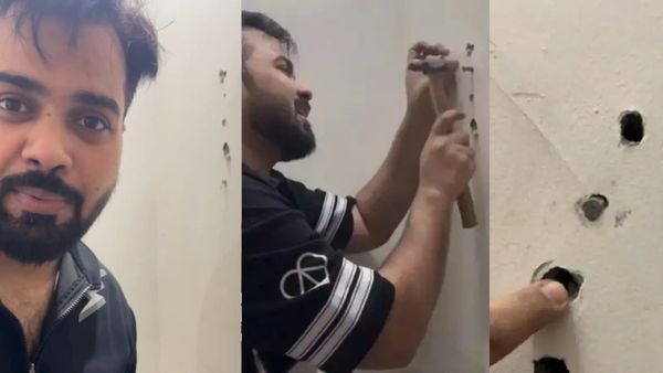 வெறும் பென்சிலால் சுவரில் ஓட்டை போட்ட நபர்! ரூ.1.5 கோடி வீட்டில் பொசுக்னு துளை! வீடு கட்டுவோர் கவனம்