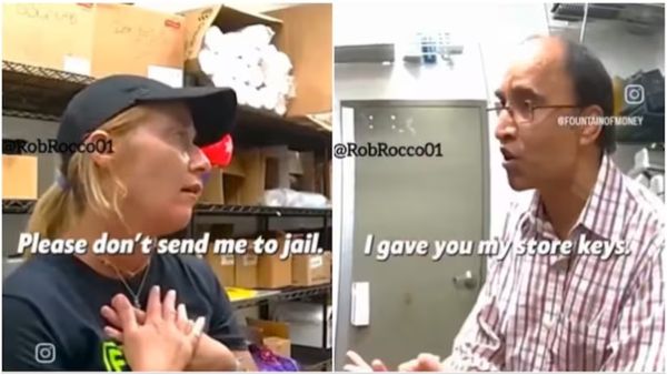 கலிஃபோர்னியாவில்.. இந்தியர் கடையில் திருட்டு! கையும் களவுமாக சிக்கிய 'அமெரிக்க' பெண்!