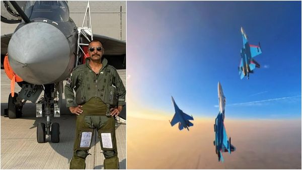 போர் விமானங்களில் பறந்து.. இந்திய விமானப்படை விங் கமாண்டருக்கு இறுதி ராணுவ மரியாதை செலுத்திய ரஷ்யா!