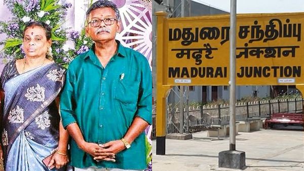 மதுரையில் நாய் குறுக்கே பாய்ந்ததில் சாலையில் விழுந்த தம்பதி.. தலையிலேயே ஏறி இறங்கிய பேருந்து