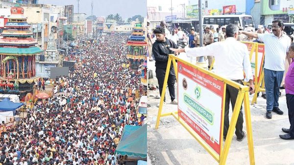 திருவண்ணாமலையில் நேரடியாக களம் இறங்கிய கலெக்டர்.. ஆக்கிரமிப்புகள் அதிரடியாக இடித்து அகற்றம்