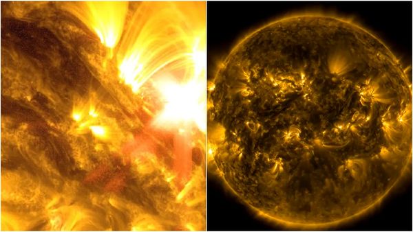 சூரியனில் மெகா வெடிப்பு.. சாட்டிலைட்கள், மின் கட்டமைப்பு, விமானங்களை காலி செய்யும் சூரிய புயல்