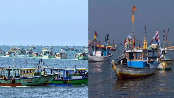 எல்லை தாண்டி மீன் பிடித்ததாக.. தமிழக மீனவர்கள் 35 பேர் கைது! இலங்கை கடற்படை அராஜகம்