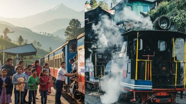 ரயிலில் இலவச பயணம்.. மலை ரயிலை பார்த்ததுமே மகிழ்ச்சியில் துள்ளிய மாற்றுத் திறனாளி குழந்தைகள்.. அருமை