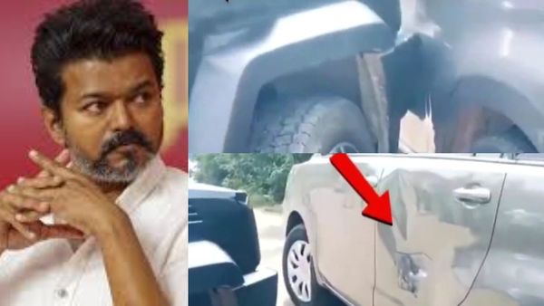 விஜயின் பவுன்சர்கள் வந்த கார் விபத்து.. இன்னொரு கார் மீது மோதியது.. பொதுக்குழுவுக்கு முன் பரபரப்பு