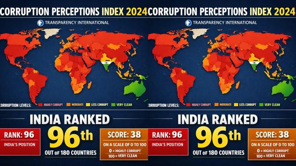 உலகில் ஊழல் குறைவான நாடுகள் லிஸ்ட்.. இந்தியா எத்தனையாவது இடம் தெரியுமா? முதலிடத்தில் சர்ப்ரைஸ்
