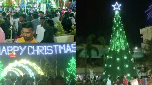 தமிழகம் முழுவதும் கிறிஸ்துமஸ் விழா கோலாகல கொண்டாட்டம்! தேவாலயங்களில் நள்ளிரவில் சிறப்பு பிரார்த்தனை